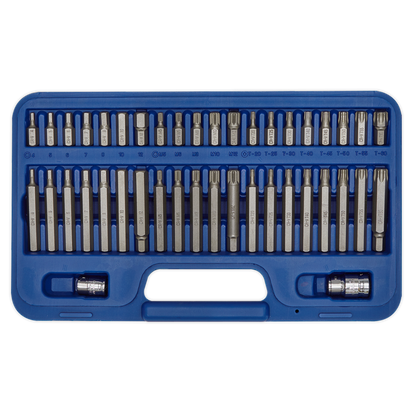 Sealey 42pc 3/8" & 1/2"Sq Drive TRX-Star*/Hex/Spline Bit Set AK219