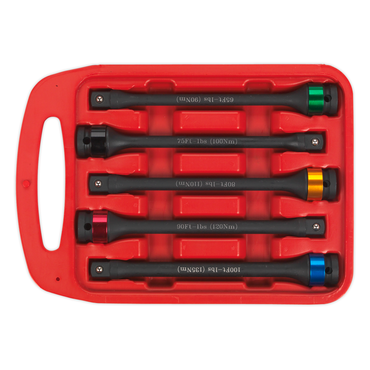 Sealey 5pc 1/2"Sq Drive Torque Stick Set AK2242