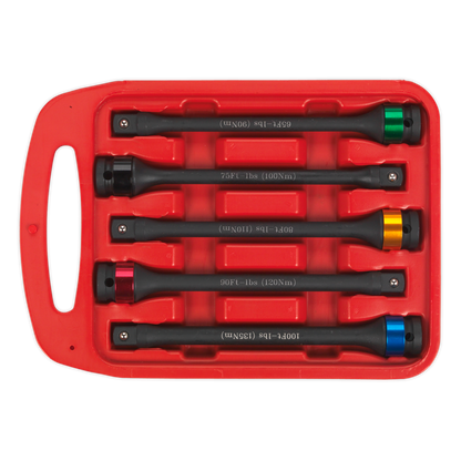 Sealey 5pc 1/2"Sq Drive Torque Stick Set AK2242