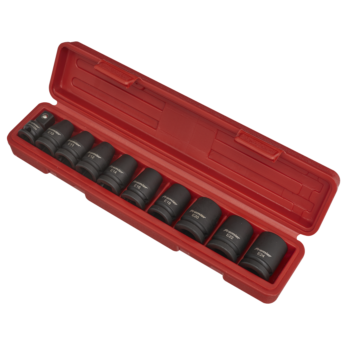 Sealey 10pc 1/2"Sq Drive Impact TRX-Star* Female Socket Set AK2301