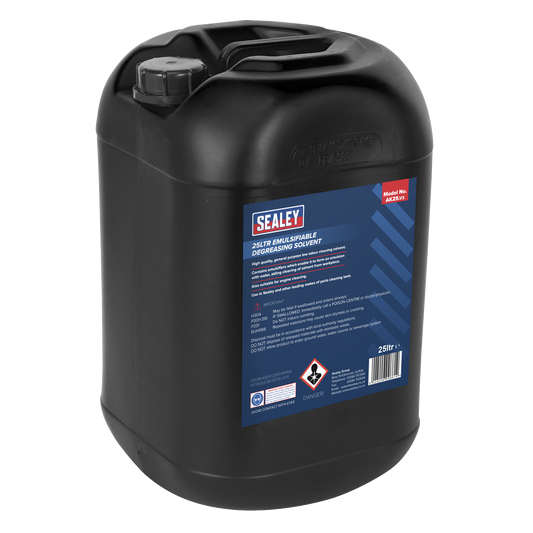 Sealey 25L Emulsifiable Degreasing Solvent AK25