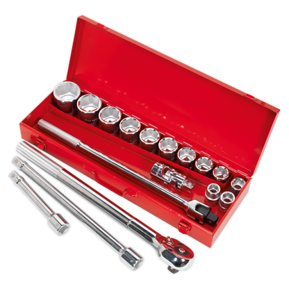Sealey 17pc 3/4"Sq Drive Socket Set AK2597