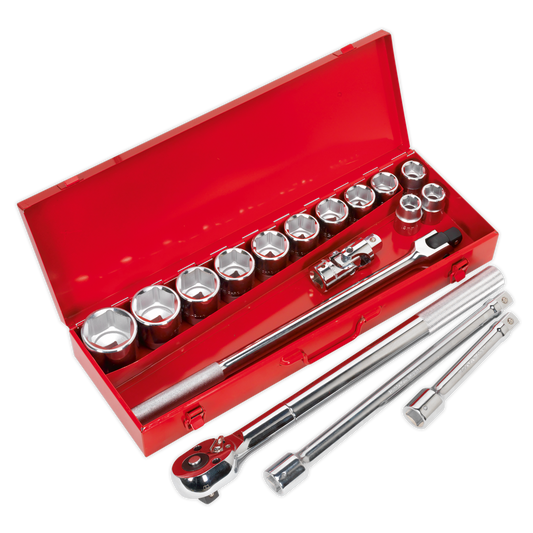Sealey 17pc 3/4"Sq Drive Socket Set AK2597