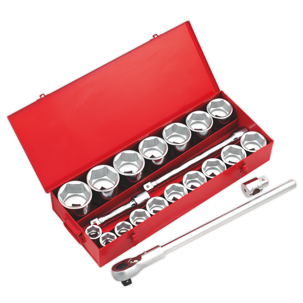 Sealey 22pc 1"Sq Drive Socket Set AK261