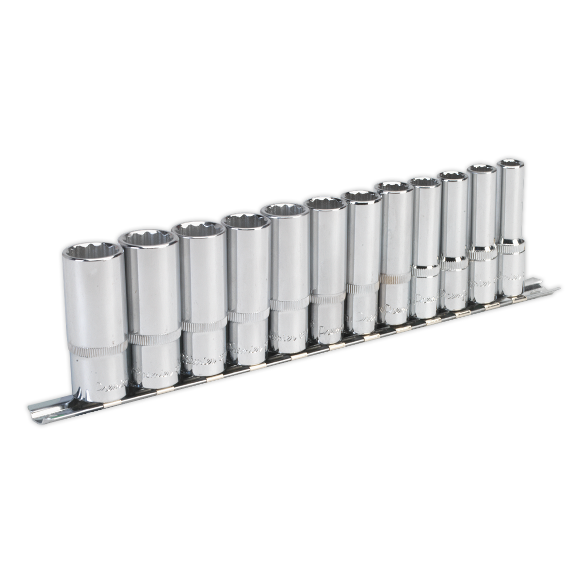 Sealey 12pc 3/8"Sq Drive 12pt Deep WallDrive® Socket Set AK2683