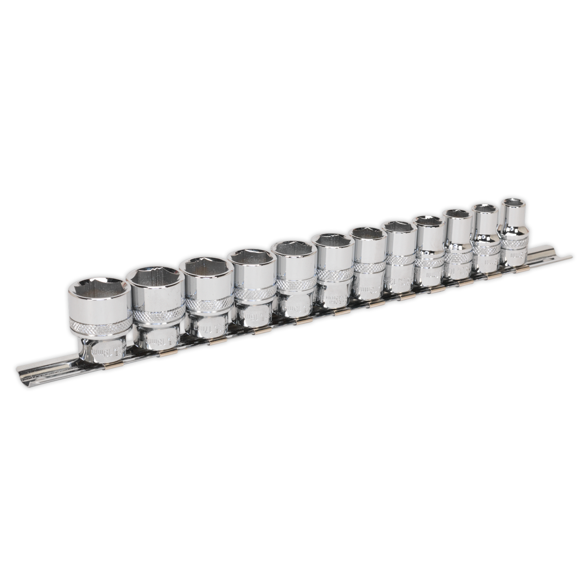 Sealey Premier Lock-On™ Socket Set 3/8