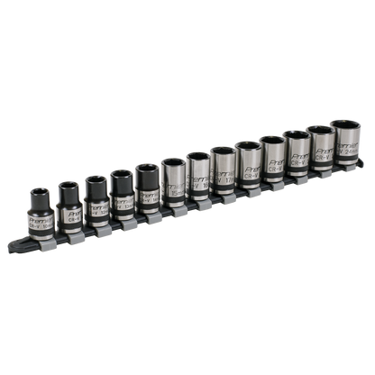 Sealey 13pc 1/2"Sq Drive Lock-On™ Socket Set - Black Series AK2742B