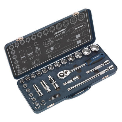 Sealey 26pc 1/2"Sq Drive Lock-On™ Socket Set AK27482