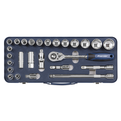 Sealey 26pc 1/2"Sq Drive Lock-On™ Socket Set AK27482