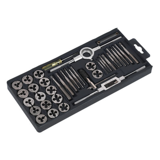 Sealey 40pc Tap & Die Set Split Dies - Metric AK301