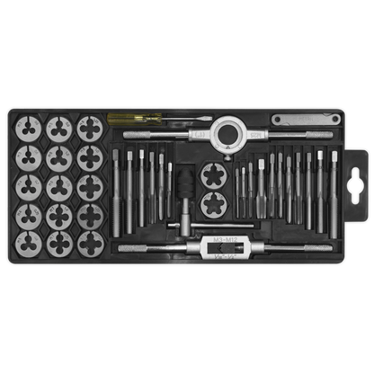 Sealey 40pc Tap & Die Set Split Dies - Metric AK301