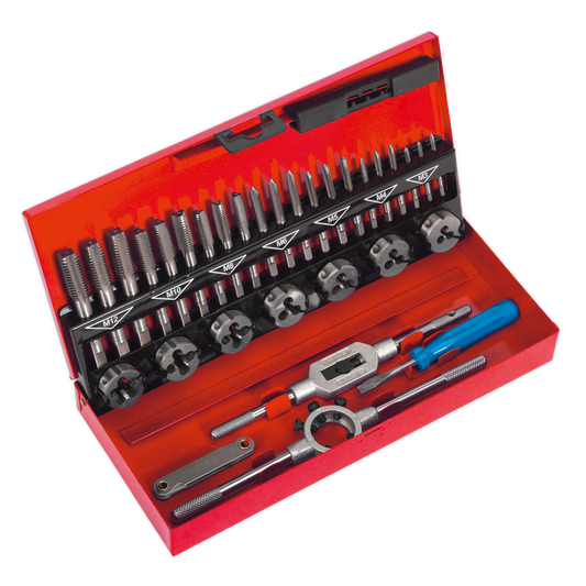 Sealey 32pc Tap & Die Set Split Dies - Metric AK3015
