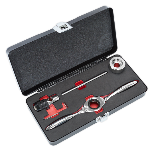 Sealey 5pc Bi-Directional Ratchet Tap & Die Holder Set - Metric AK3027