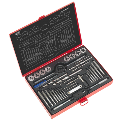 Sealey 37pc Tap & Die Set Split Dies - Metric AK3037