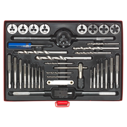 Sealey 37pc Tap & Die Set Split Dies - Metric AK3037