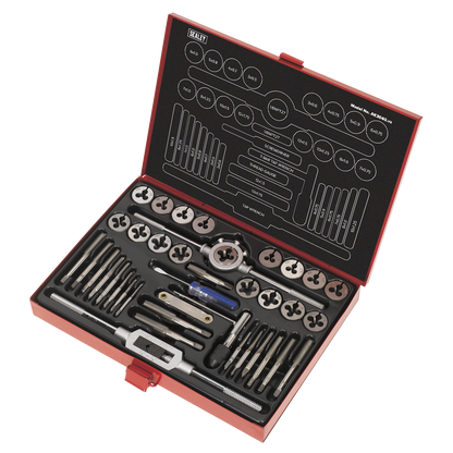 Sealey 40pc Tap & Die Set Split Dies - Metric AK3040