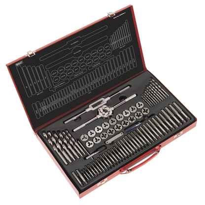 Sealey 76pc Tap & Die Set Split Dies - Metric AK3076