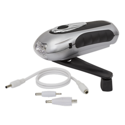 Sealey 3 LED Wind-Up Rechargeable Torch AK3305
