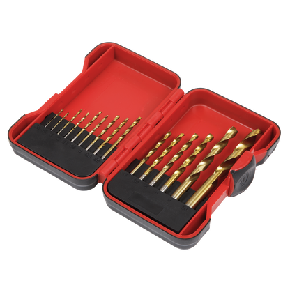 Sealey 15pc HSS Drill Bit Set AK3715HSS
