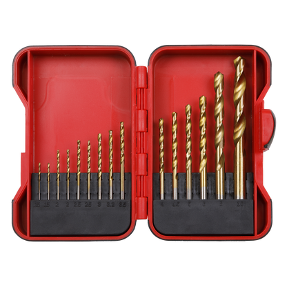 Sealey 15pc HSS Drill Bit Set AK3715HSS