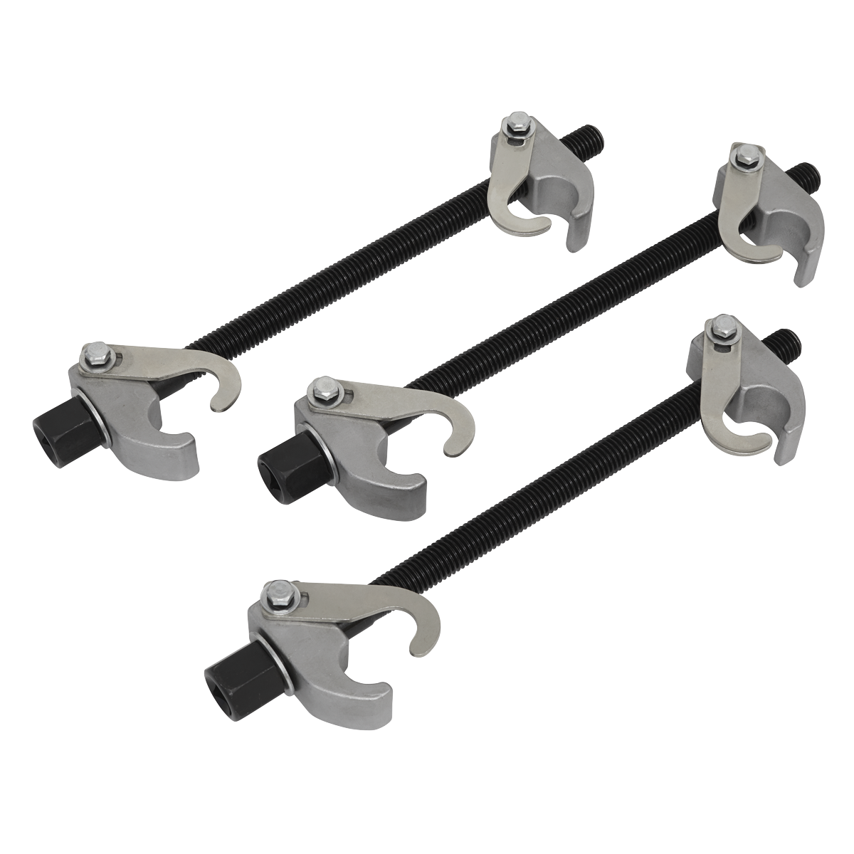 Sealey 3pc Coil Spring Compressor with Safety Hooks AK384