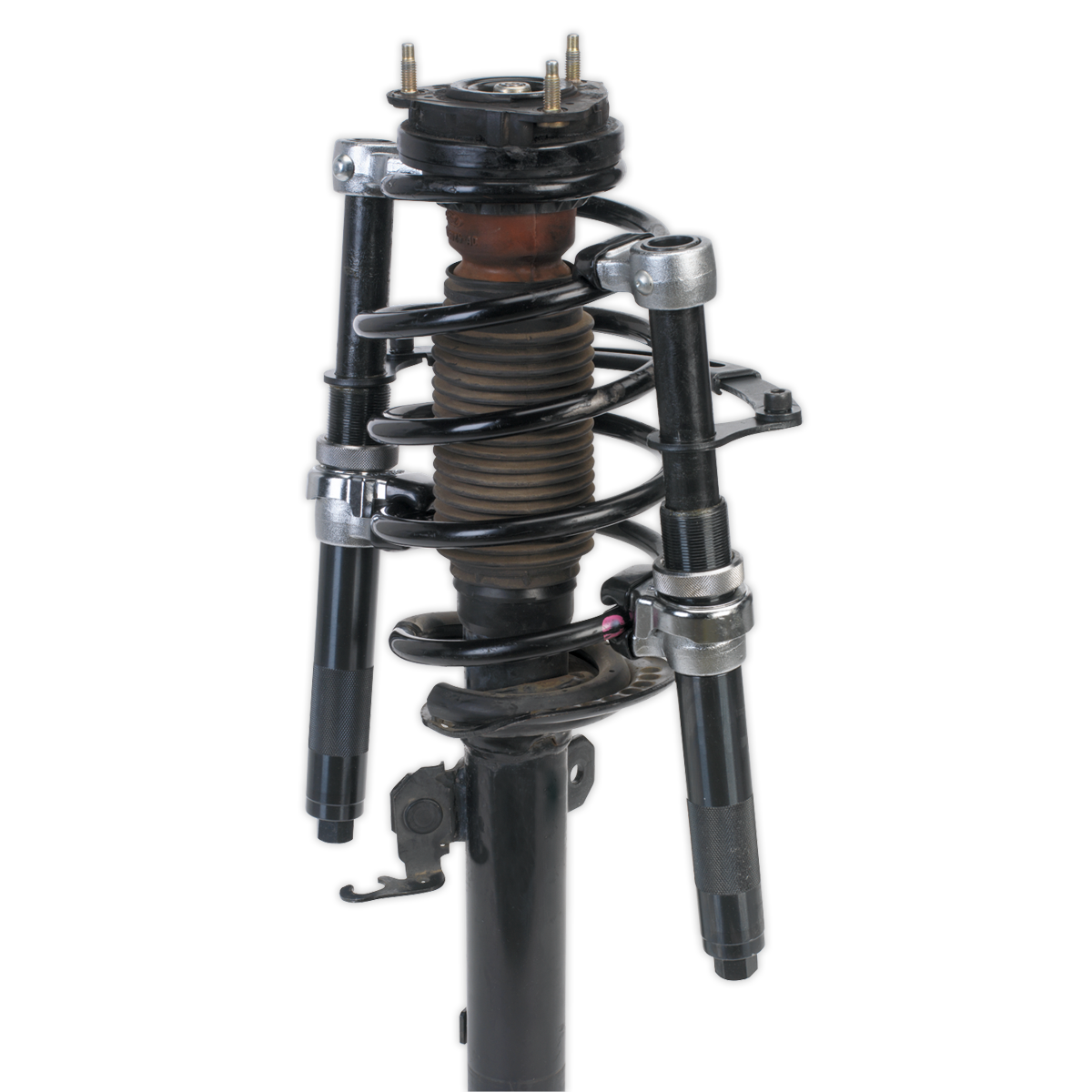 Sealey 2pc Heavy-Duty Coil Spring Compressor with Safety Jaws AK3843