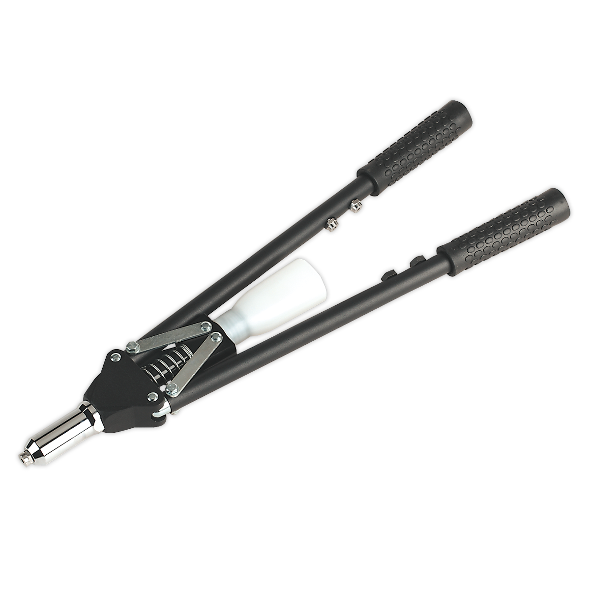 Sealey Heavy-Duty Long-Arm Riveter with Collection Bowl AK3981