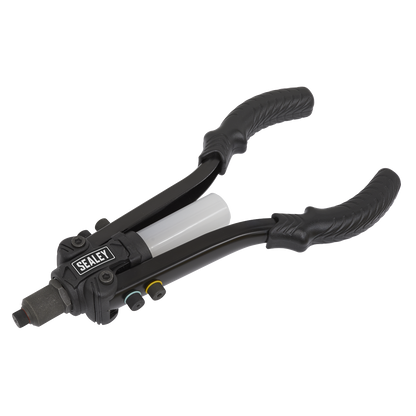 Sealey Heavy-Duty Compact Riveter with Collection Bowl AK3982