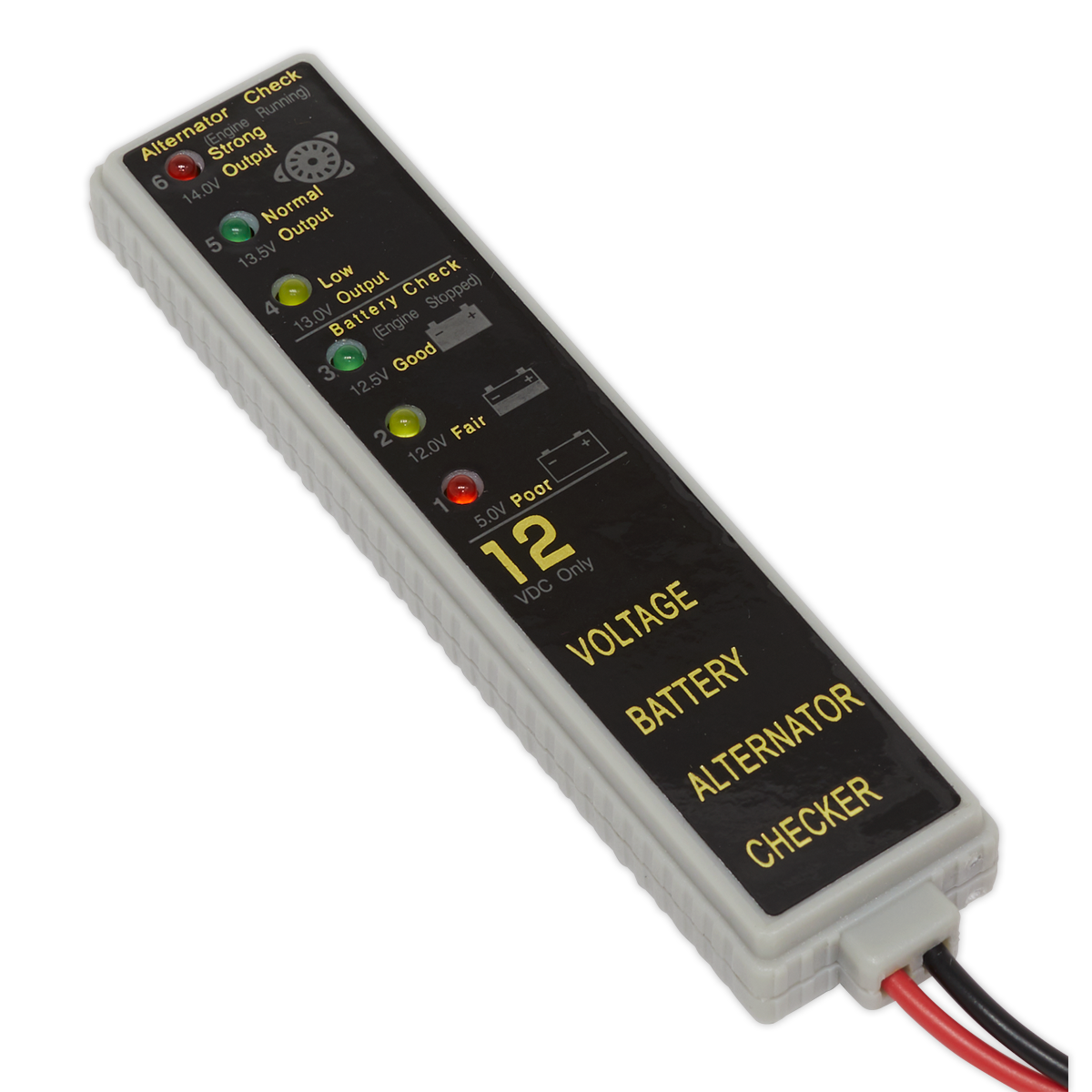 Sealey 12V LED Battery/Alternator Tester AK400