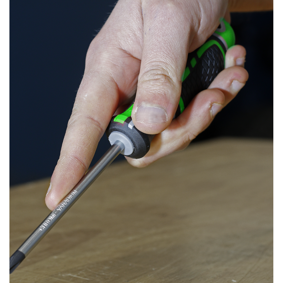 Sealey 8pc GripMAX® Security TRX-Star* Screwdriver Set - Hi-Vis Green AK4323HV