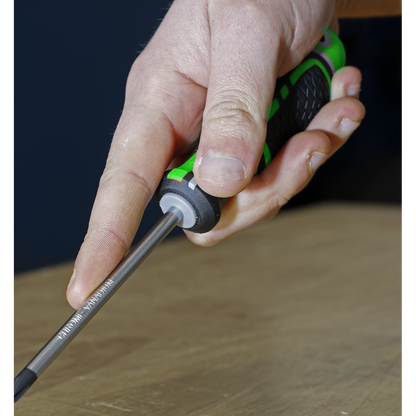 Sealey 8pc GripMAX® Security TRX-Star* Screwdriver Set - Hi-Vis Green AK4323HV