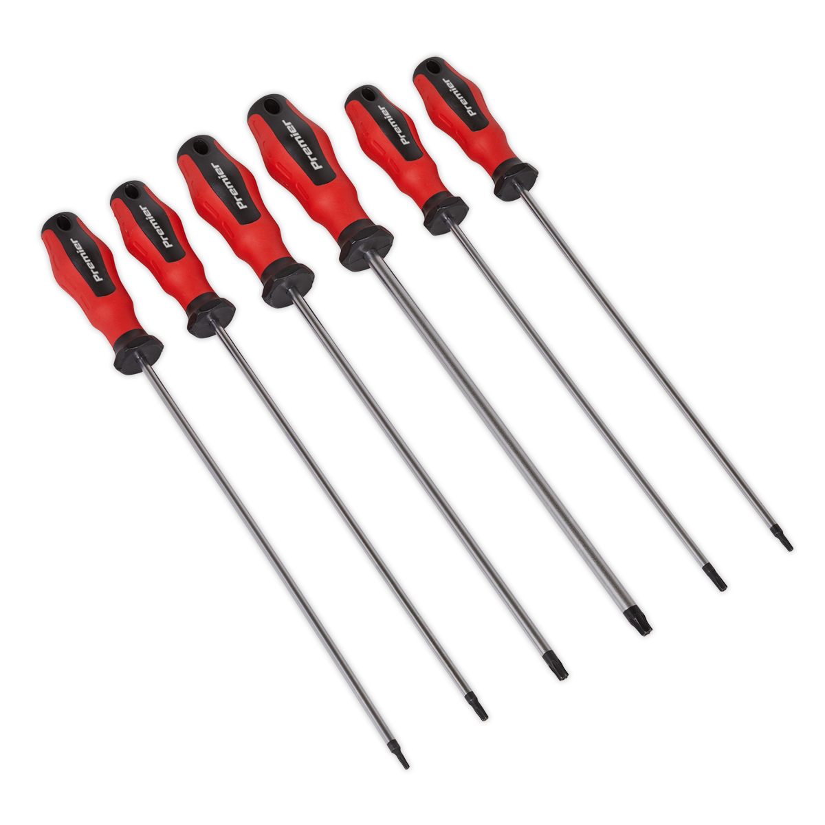 Sealey 6pc PowerMAX® Long Security TRX-Star* Screwdriver Set AK4336