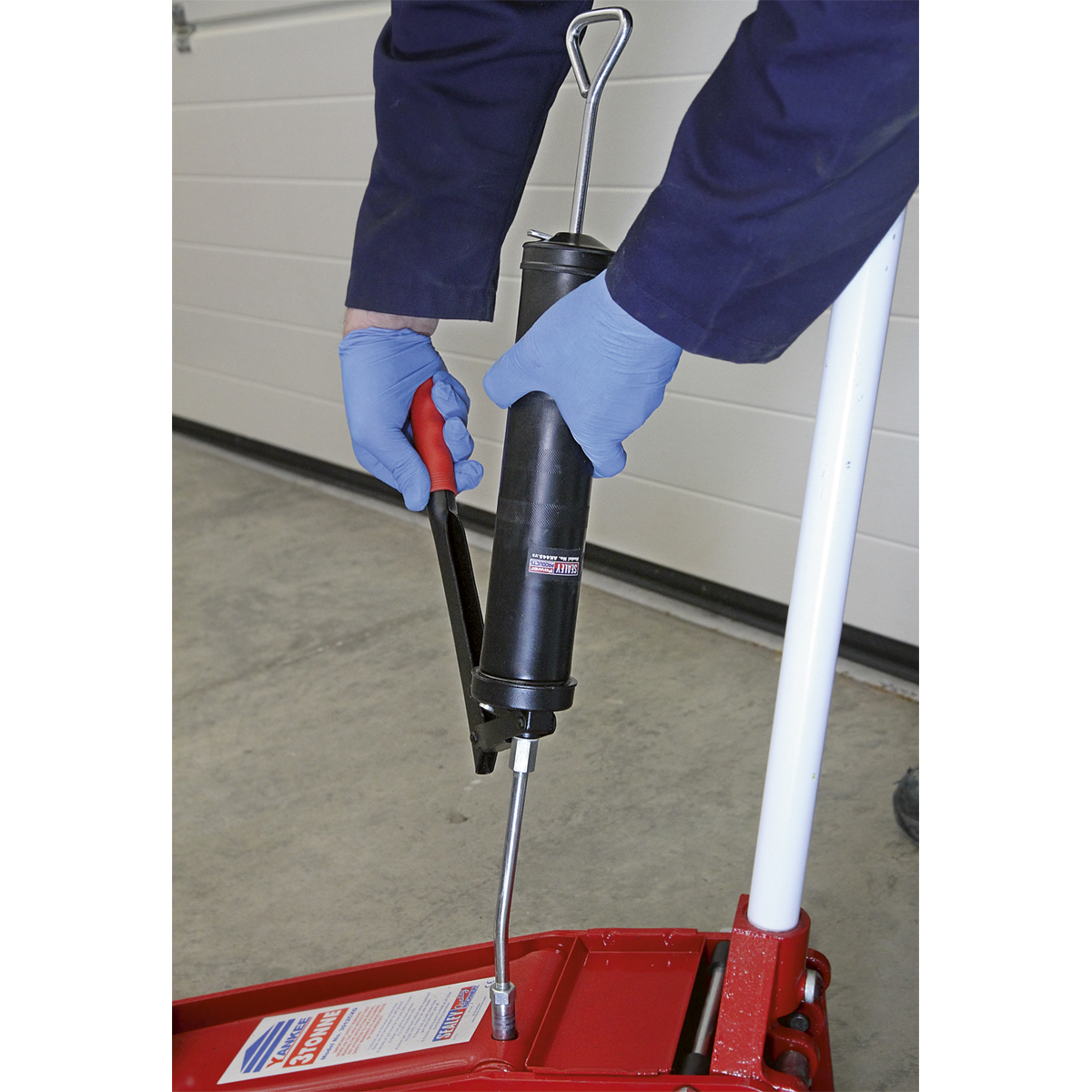 Sealey 3-Way Fill Side Lever Grease Gun AK445