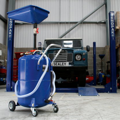 Sealey 65L Air Discharge Mobile Waste Oil Drainer AK451DX