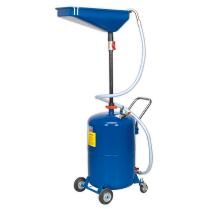 Sealey 65L Air Discharge Mobile Waste Oil Drainer AK451DX
