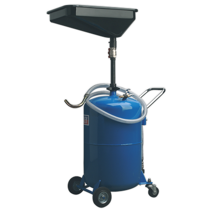 Sealey 65L Air Discharge Mobile Waste Oil Drainer AK451DX