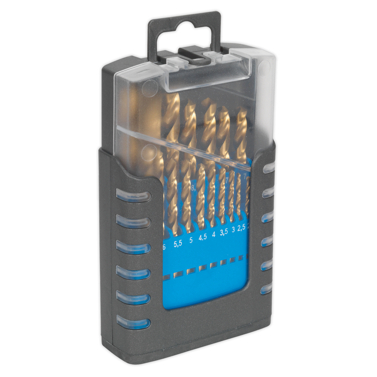Sealey 19pc HSS Fully Ground Drill Bit Set AK4719