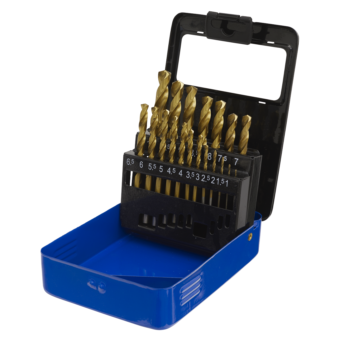 Sealey 19pc HSS Fully Ground Drill Bit Set AK4719