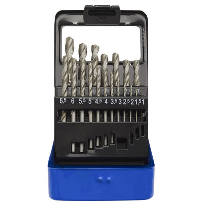 Sealey 19pc HSS Fully Ground Drill Bit Set AK47191
