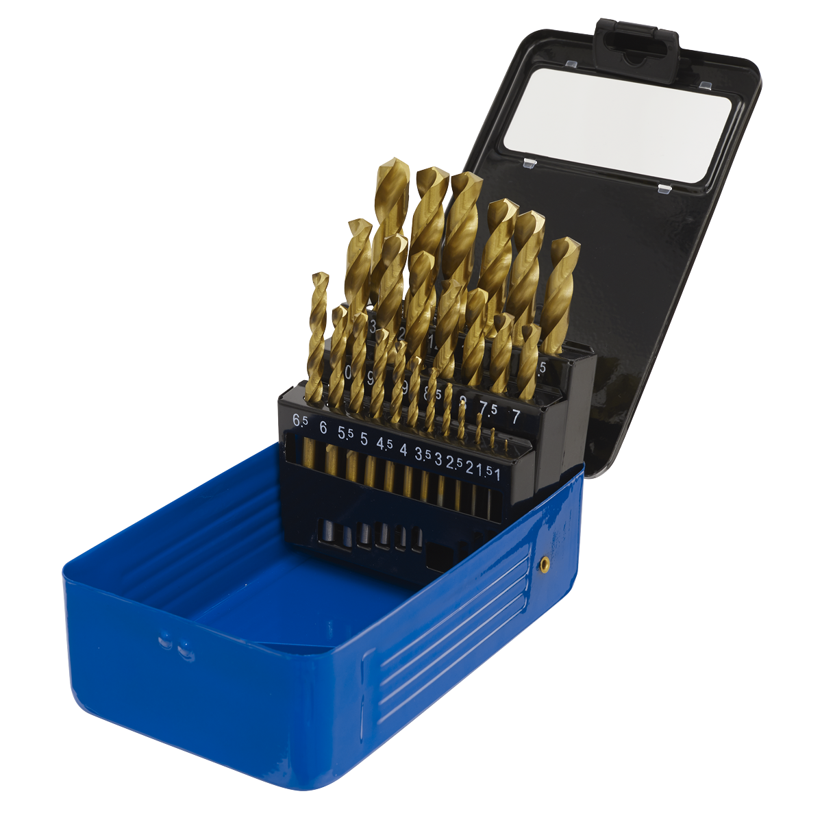 Sealey 25pc HSS Fully Ground Drill Bit Set AK4725