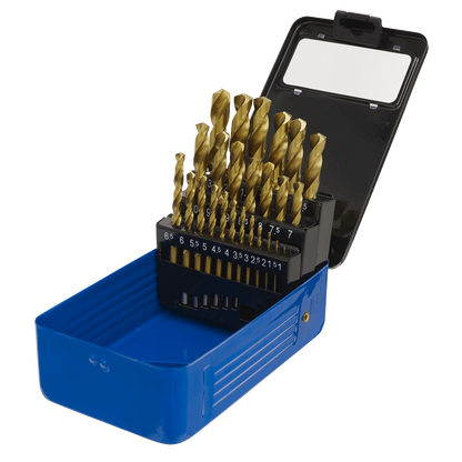 Sealey 25pc HSS Fully Ground Drill Bit Set AK4725