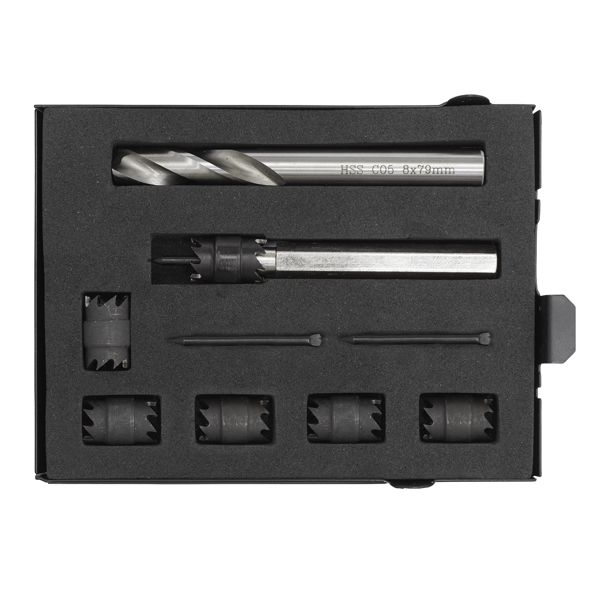 Sealey 9pc Ø10mm Spot Weld Cutter & Drill Bit Set AK4730