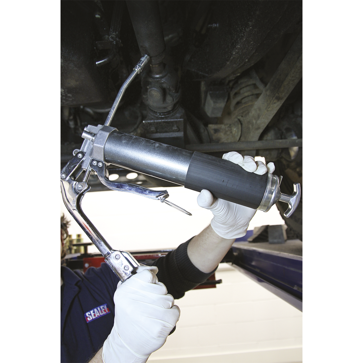 Sealey 3-Way Fill 2-Way Operating Heavy-Duty Grease Gun AK48