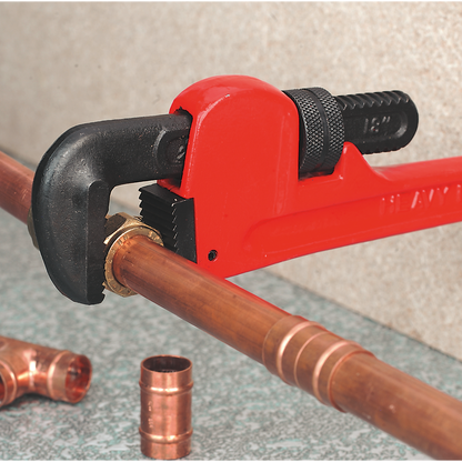 Sealey 450mm Cast Steel Pipe Wrench - European Pattern AK5105