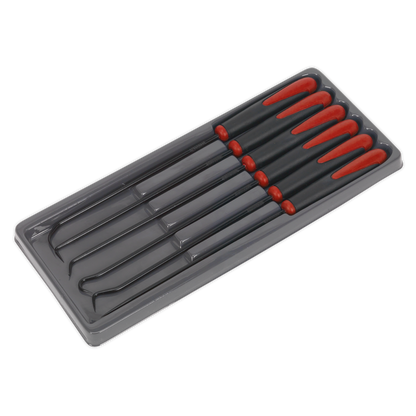 Sealey 6pc Extra-Long Pick & Hook Set AK5215
