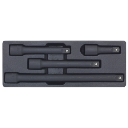 Sealey 4pc 1/2"Sq Drive Impact Extension Bar Set AK5513
