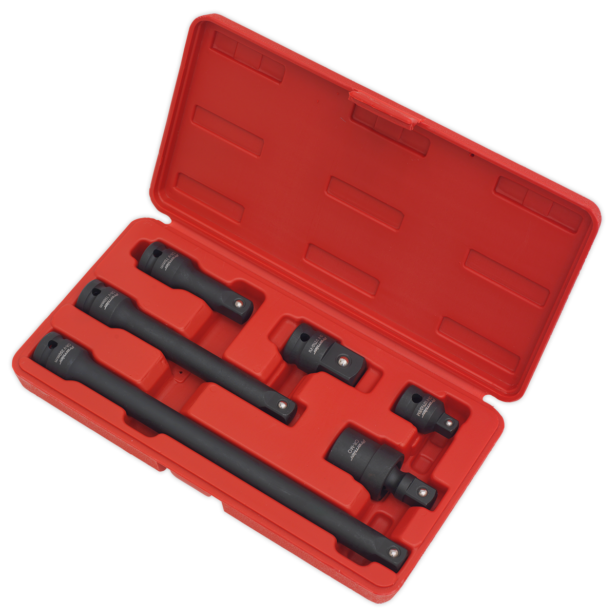 Sealey 6pc 1/2"Sq Drive Impact Adaptor & Extension Bar Set AK5514