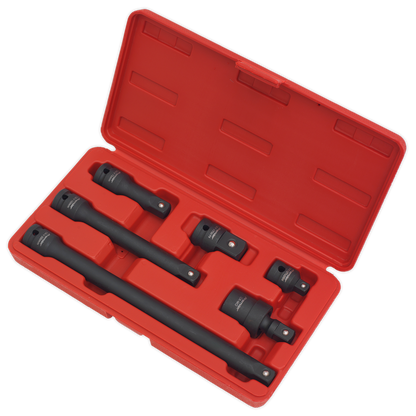 Sealey 6pc 1/2"Sq Drive Impact Adaptor & Extension Bar Set AK5514