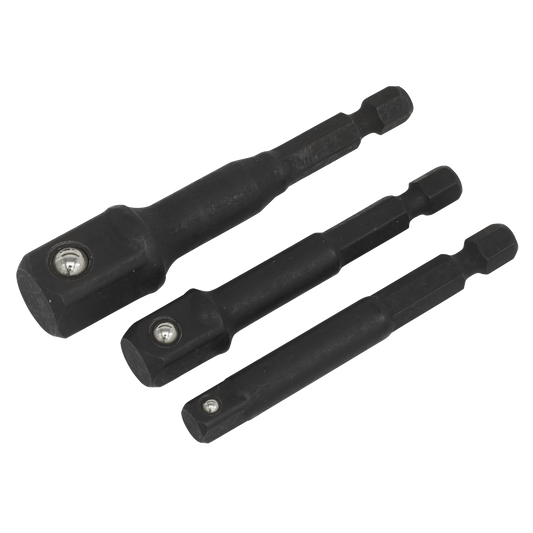 Sealey 3pc Impact Socket Adaptor Set AK5521