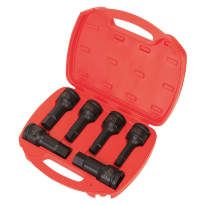 Sealey 6pc 3/4"Sq Drive Impact Hex Socket Bit Set AK5586